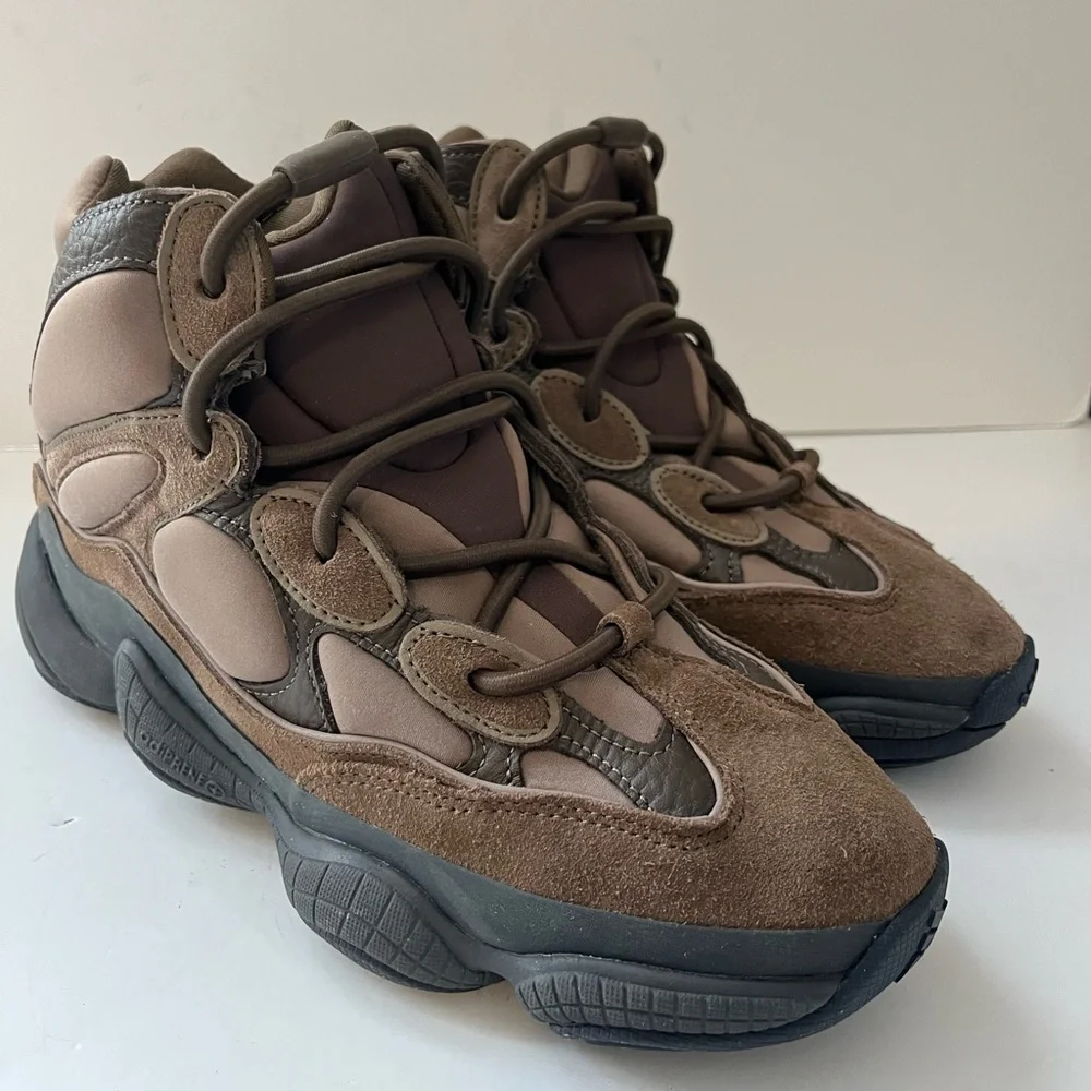 Yeezy 500 High Taupe Black Men's Size 7